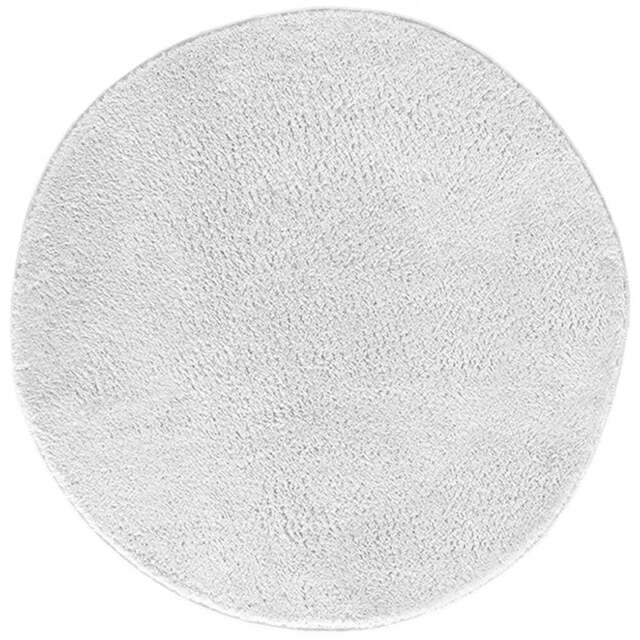 Desire Rugs Comfy Silver Anti Slip Felt Backing Round Rug 100cm - Size: 100 x 100cm - Wilko - image 1
