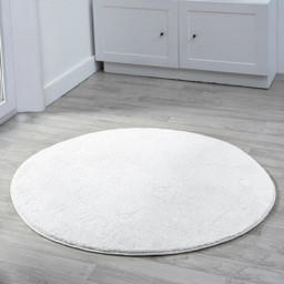 Desire Rugs Comfy Silver Anti Slip Felt Backing Round Rug 100cm - Size: 100 x 100cm - Wilko - thumbnail 3