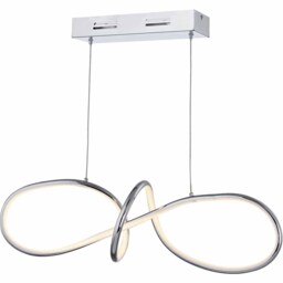 Home123 Trinity Ceiling Light - Size: 66 x 55 - Silver - Wilko - thumbnail 3