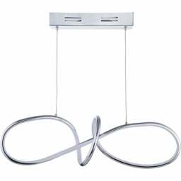 Home123 Trinity Ceiling Light - Size: 66 x 55 - Silver - Wilko
