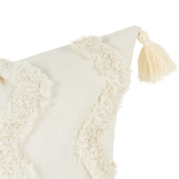 Aliyah Tufted Chevron Cushion - Natural - My Home - Wilko - thumbnail 5