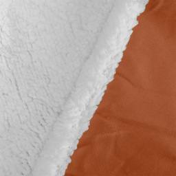 Velosso Orange Evali Plush Throw 127 x 152cm - Size: 127 x 152 x 1cm - Wilko - thumbnail 4
