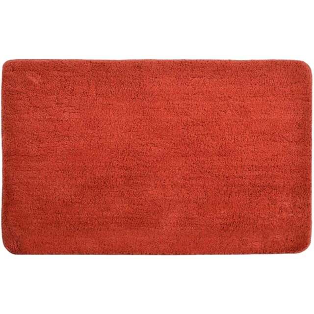 Allure Bath Fashions Terracotta Microfibre Luxury Non-Slip Bath Mat 50 x 80cm - Orange - Wilko - image 1
