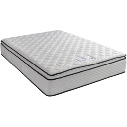 Eden Bale Small Double 1000 Pocket Sprung Pillow Top Mattress - White - Wilko - thumbnail 1