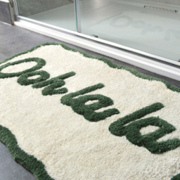 Mooky Mats Ooh La La Slogan Scallop Green and Cream Non Slip Bath Mat 50 x 80cm - Size: 50 x 80 x 1cm - Wilko - thumbnail 4