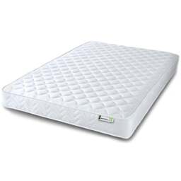 Starlight Beds Wellington Small Double Memory Foam and Open Coil Spring Mattress - White - Wilko