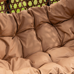 Artemis Home Beauchamp 2 Seater Brown Swing Chair - Wilko - thumbnail 4