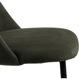 Florence Ines Set of 4 Olive Green Dining Chair - Furniture To Go - Wilko - thumbnail 7