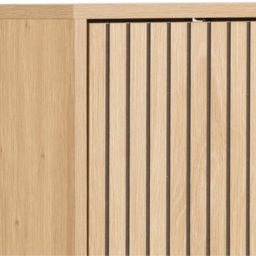 Florence Albany 3 Flip Down Door Oak Shoe Cabinet - Size: 140.4 x 71.6 x 25cm - Multi - Furniture To Go - Wilko - thumbnail 7