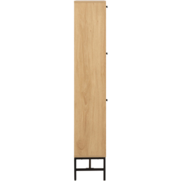 Florence Albany 3 Flip Down Door Oak Shoe Cabinet - Size: 140.4 x 71.6 x 25cm - Multi - Furniture To Go - Wilko - thumbnail 4