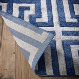 Origins Greek Key Blue Rug 200 x 290cm - Wilko - thumbnail 4