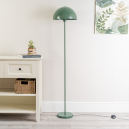 ValueLights Stassi Forest Green Mushroom Dome LED Floor Lamp - Size: 158 x 3.5 x 35cm - Wilko - thumbnail 4