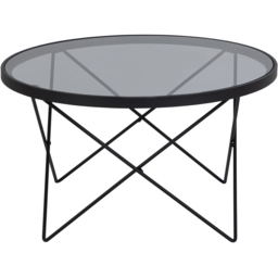 Florence Cuxton Black Smoked Glass Top Coffee Table - Furniture To Go - Wilko - thumbnail 4