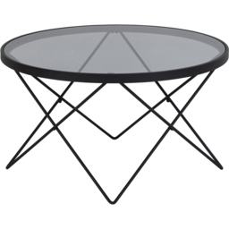 Florence Cuxton Black Smoked Glass Top Coffee Table - Furniture To Go - Wilko - thumbnail 5