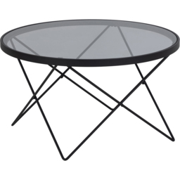 Florence Cuxton Black Smoked Glass Top Coffee Table - Furniture To Go - Wilko - thumbnail 3