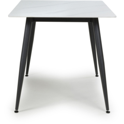 Monaco 4 Seater Dining Table White - Wilko - thumbnail 4