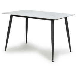 Monaco 4 Seater Dining Table White - Wilko - thumbnail 3