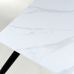 Monaco 4 Seater Dining Table White - Wilko - thumbnail 5