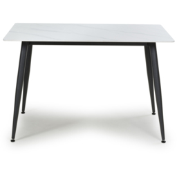 Monaco 4 Seater Dining Table White - Wilko - thumbnail 6