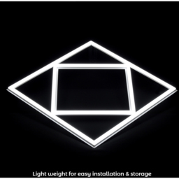 ENER-J 40W Double Square Borderline Panel Light - Size: 62.5 x 65 x 65cm - White - Wilko - thumbnail 7