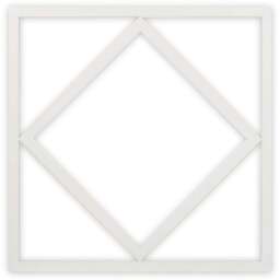 ENER-J 40W Double Square Borderline Panel Light - Size: 62.5 x 65 x 65cm - White - Wilko