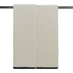 Langham Plain Towel Cream Bath Towel - Wilko - thumbnail 3