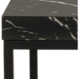Florence Barossa Black Marble Marquina Top Side Table - Furniture To Go - Wilko - thumbnail 5