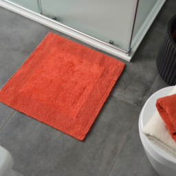 Allure Bath Fashions Luxury Reversible Square Terracotta Heavyweight Bath Mat 53 x 55cm - Size: 53 x 55 x 1cm - Wilko - thumbnail 3