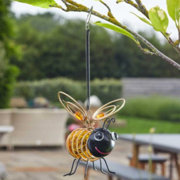 Garden Mile Hanging Bug Solar LED Light 3 Pack - Size: 14 x 10 x 10cm - Yellow - Wilko - thumbnail 3