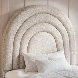 Flair Ava Single Cream Boucle Ottoman Bed - Wilko - thumbnail 3