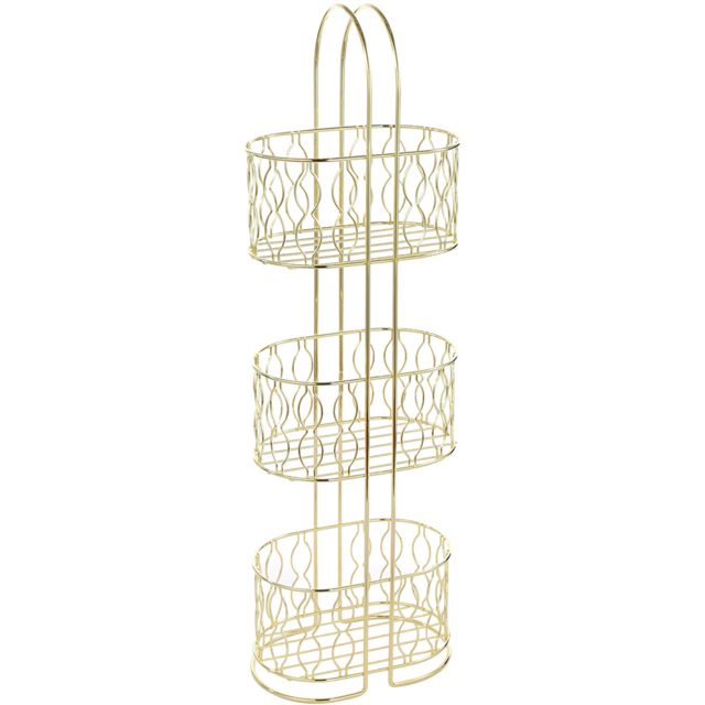 3 Tier Freestanding Caddy Gold - Wilko - image 1