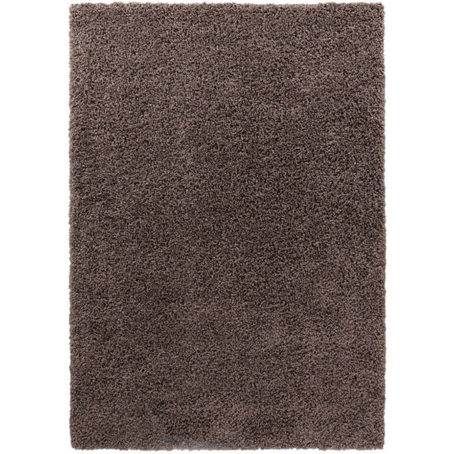 Desire Rugs Oxford Taupe Plain Shaggy Rug 60 x 110cm - Wilko - image 1