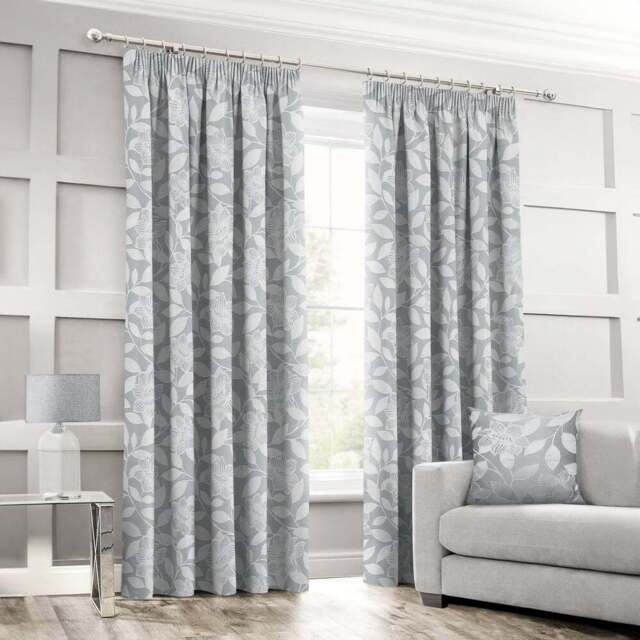 Intimates Serena Silver Tape Top Curtains 168 x 137cm - Size: W 168 x D 137cm - Wilko - image 1
