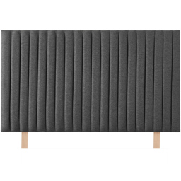 Aspire Furniture Catherine Lansfield Soho Single Charcoal Saxon Twill Headboard - Grey - Aspire Beds - Wilko - thumbnail 3