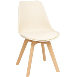 Kosy Koala Maya Tulip 4 Seater Round Glass Dining Set Cream - Multi - Wilko - thumbnail 3