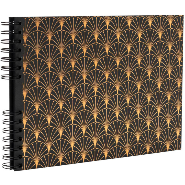 Exacompta Neo Deco Black Spiral Photo Album 50 Sheets 150 Photos - Size: 3 x 32 x 22cm - Wilko - image 1