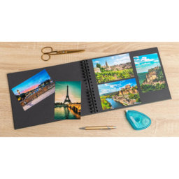 Exacompta Neo Deco Black Spiral Photo Album 50 Sheets 150 Photos - Size: 3 x 32 x 22cm - Wilko - thumbnail 3