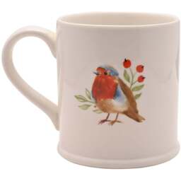 The Seasonal Gift Co. Robin Mum Mug - Size: 10 x 14 x 9cm - White - Wilko - thumbnail 1