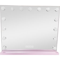 Hollywood LED Wireless Vanity Mirror Pink - Wilko - thumbnail 5