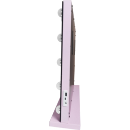 Hollywood LED Wireless Vanity Mirror Pink - Wilko - thumbnail 4