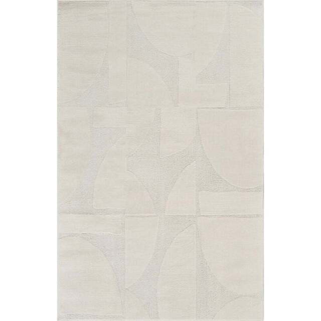Desire Rugs Hamilton Cream Abstract Motif Rug 80 x 150cm - Size: 150 x 80 x 1.3cm - Wilko - image 1