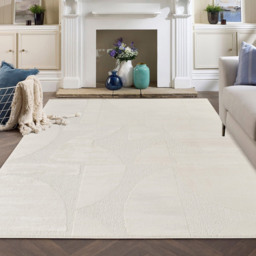 Desire Rugs Hamilton Cream Abstract Motif Rug 80 x 150cm - Size: 150 x 80 x 1.3cm - Wilko - thumbnail 6
