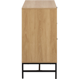 Florence Albany 3 Drawer Oak Chest of Drawers - Multi - Furniture To Go - Wilko - thumbnail 5