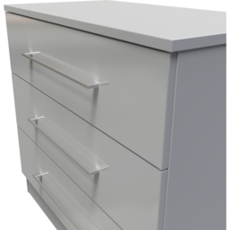 Crowndale Worcester 3 Drawer Uniform Grey and Dusk Grey Chest Ready Assembled - Wilko - thumbnail 6