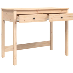 vidaXL 2 Drawer Computer Desk Brown - Size: 78 x 100 x 50cm - Wilko - thumbnail 7