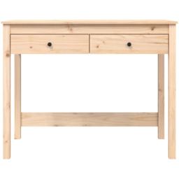 vidaXL 2 Drawer Computer Desk Brown - Size: 78 x 100 x 50cm - Wilko - thumbnail 6