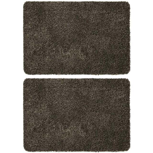 Melrose Distributer Taupe Mat 50 x 80cm Twin Pack - Homemaker - Wilko - image 1