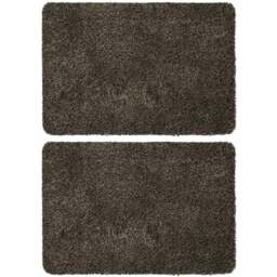Melrose Distributer Taupe Mat 50 x 80cm Twin Pack - Homemaker - Wilko
