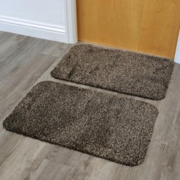 Melrose Distributer Taupe Mat 50 x 80cm Twin Pack - Homemaker - Wilko - thumbnail 3