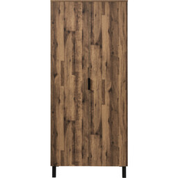 Hampshire 2 Door Oak Double Wardrobe - Brown - Wilko - thumbnail 4